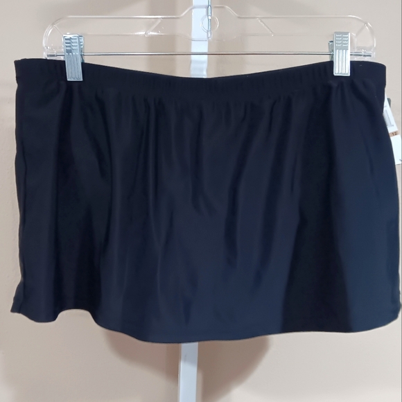 Silhouette Solution Women's (Size 12) Black Swim Skirt Swimsuit Bottom (NWT) - Picture 1 of 10